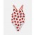 Stella Mccartney Strawberry Print Swimsuit Cream/red | Kids Swimwear