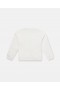  Moletom Stella McCartney com estampa floral creme | Camisetas e blusas infantis