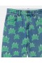  Calça jeans reta Stella McCartney com estampa de sapo azul | Calças e shorts infantis