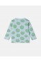  Moletom Stella McCartney com estampa de sapo azul/verde | Infantil para meninos