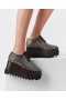  Plataformas Stella McCartney Elyse de Edição Limitada com Cristais Pretos | Anabela Feminina