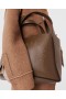  Bolsa tote grande Stella McCartney com logo, marrom chocolate | Bolsas de ombro femininas