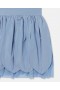  Vestido com saia e painel de pétalas Stella McCartney azul | Vestidos e macacões infantis