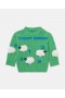 Suéter Stella McCartney Verde com Bordado de Ovelhas | Infantil para Meninos