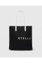  Bolsa Tote Grande Stella McCartney SMC Bananatex® Preta e Branca | Bolsas Tote Femininas