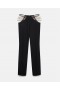 Calça Stella McCartney Ultra Low Rise Chain Preta | Calças e Shorts Femininos