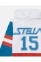 Moletom com capuz Stella McCartney Varsity com estampa do logo, vermelho e azul | Camisetas e moletons infantis