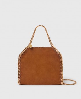  Bolsa tote mini Falabella da Stella McCartney, cor Brandy | Feminina. A icônica Falabella.