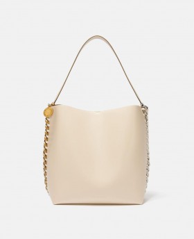  Bolsa tote Stella McCartney Frayme branca | Bolsas tote femininas