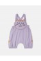  Stella McCartney Cat Graphic Dugarees Lila | Gyerek ruhák és overálok