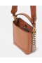  Stella McCartney Frayme Mirum® Mini Square Bucket Bag Brandy | Női felső fogantyús táskák