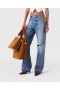  Stella McCartney Frayme Whipstitch Crossbody táska Brandy | Női felső fogantyús táskák