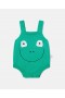 Stella McCartney Frog Graphic Hímzett Romper Zöld | Gyerek Baba Fiú Ruha