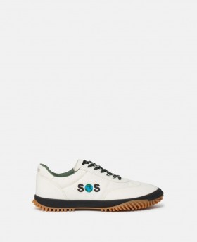  Stella McCartney Sos Embroidered S-wave sportcipő Dune Beige | Női cipők