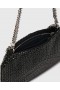  Mála Gualainn Mogaill Criostail Stella McCartney Falabella Dubh | Málaí Beaga agus Clutch do Mhná