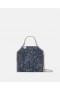  Mála Tote Stella McCartney Falabella Tiny Bouclé Gorm Breac | Málaí Beaga agus Clutch do Mhná