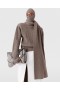 Balaclava Ribeach Stella McCartney Donn Taupe | Hataí agus Scairfeanna do Mhná