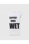 Gúna Stella McCartney Slippery When Wet Dubh agus Bán | Gúnaí do Mhná