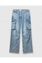  Jeans Cargo Denim Seanré Stella McCartney Gorm | Denim do Mhná