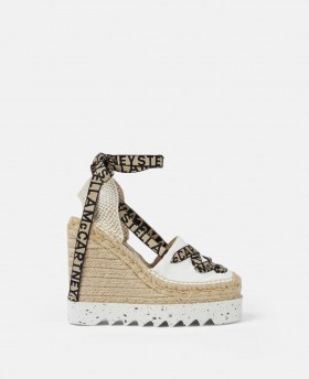  Dingeacha Espadrille Ardáin Gaia Stella McCartney Bán | Espadrilles do Mhná