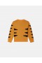  Stella Mccartney Maglione lavorato a maglia con grafica a forma di gatto arancione | Maglioni e cardigan per bambini