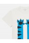  Stella Mccartney Cat Graphic T-shirt Crema | T-shirt e felpa per bambini