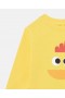  Felpa con stampa di pollo Stella Mccartney gialla | Bambini e neonati