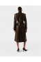  Trench Stella Mccartney con stampa coccodrillo, marrone moka | Cappotti e giacche da donna