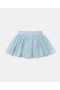  Gonna elasticizzata in tulle a strati Stella Mccartney Blu | Bambina