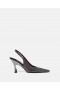  Stella Mccartney Elsa - Slingback con cristalli, nero pece | Tacchi da donna