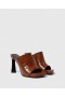 Stella Mccartney Elsa Mules con tacco Marrone | Tacchi da donna