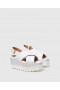  Sandali con plateau Elyse di Stella Mccartney bianchi | Sandali da donna