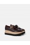  Stella Mccartney Elyse T-bar Platform Mary Janes Marrone Caffè | Zeppe da Donna