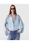 Stella Mccartney Falabella Chain Oxford Shirt Sky Blue | Camicie e top da donna