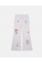  Jeans con ricami floreali Stella Mccartney viola | Pantaloni e pantaloncini per bambini