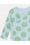  Stella Mccartney Frog Graphic Romper Set Blu/verde | Abiti e tute per bambini