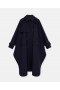 Trench a trapezio con collo alto Stella Mccartney Blu navy | Cappotti e giacche da donna