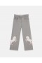  Jeans in denim con applicazioni di cavalli Stella Mccartney, grigi | Pantaloni e pantaloncini per bambini