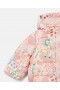  Piumino con stampa di cavalli Stella Mccartney rosa pesca | Capispalla per bambini