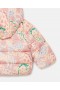  Piumino con stampa di cavalli Stella Mccartney rosa pesca | Capispalla per bambini