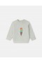  Stella Mccartney Ice Cream Graphic T-shirt a maniche lunghe verde | Bambini e neonati