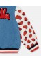 Giubbotto bomber con grafica iniziale Stella Mccartney blu | Capispalla per bambini
