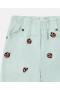  Stella Mccartney Jeans elasticizzati Ladybird in denim verde | Bambini e bambine