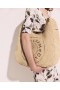  Borsa a tracolla grande con logo Stella Mccartney in rafia naturale | Borse a tracolla da donna
