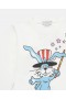 Stella Mccartney Magicians Bunny Graphic T-shirt a maniche lunghe bianca | T-shirt e felpa per bambini