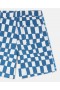 Stella Mccartney Moniker Check Shorts Blu | Pantaloni e pantaloncini per bambini