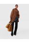  Stella Mccartney Cardigan oversize a coste con scollo a V e tabacco | Maglieria da donna
