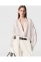  Stella Mccartney Camicia oversize a righe trasparenti con pannelli, bianca | Camicie e top da donna