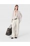  Stella Mccartney Camicia oversize a righe trasparenti con pannelli, bianca | Camicie e top da donna