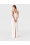 Stella Mccartney Poppy Print Maxi Dress Bianco e Rosa | Abiti da Donna